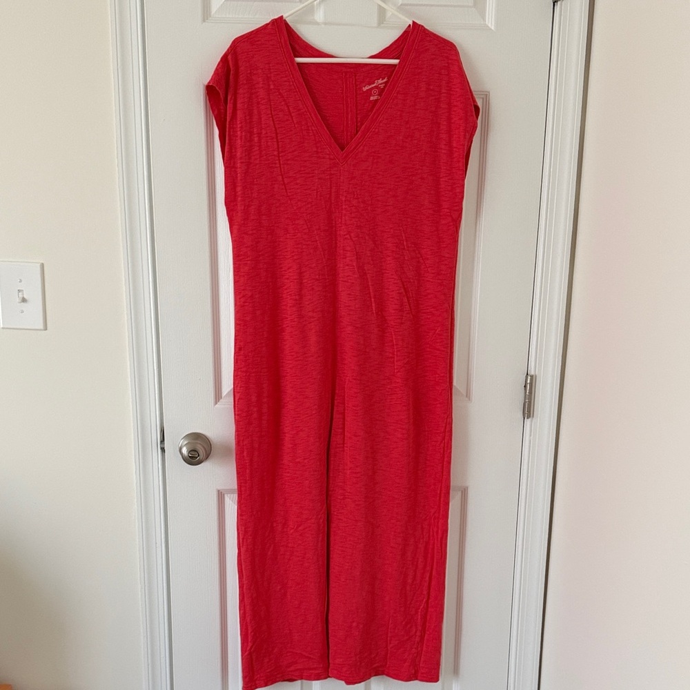 Universal Thread Red V-Neck Maxi Dress